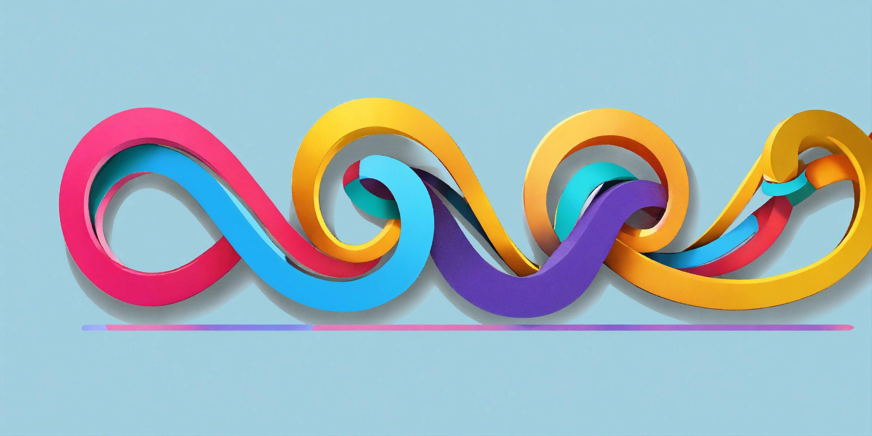 The Word Wave Is Made Up Of Multicolored Paper